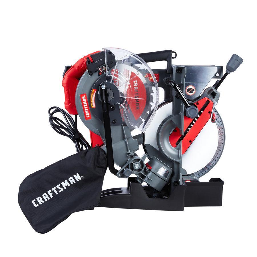 CRAFTSMAN 10-in 15-Amp Single Bevel Folding Compound Corded Miter Saw