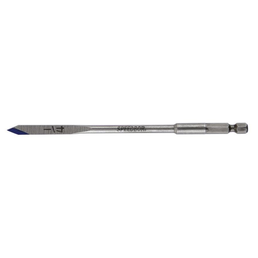 IRWIN SPEEDBOR Standard Length 1/4-in Woodboring Spade Drill Bit