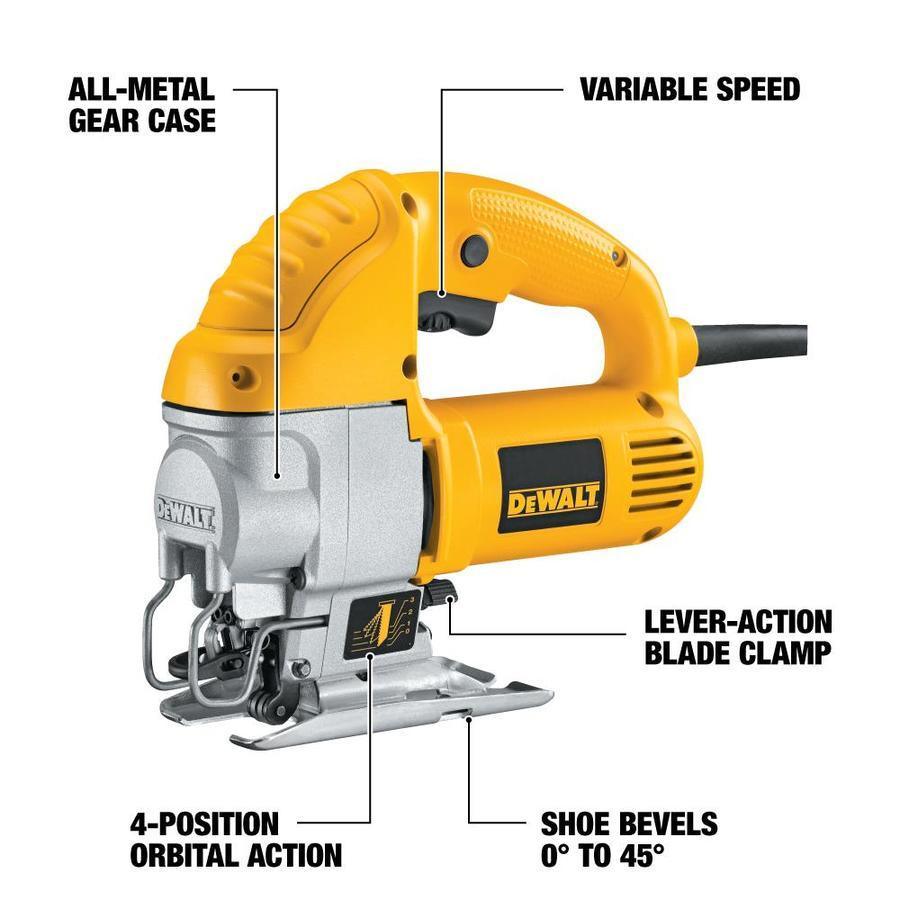DEWALT 5.5-Amp Variable Speed Keyless Jigsaw