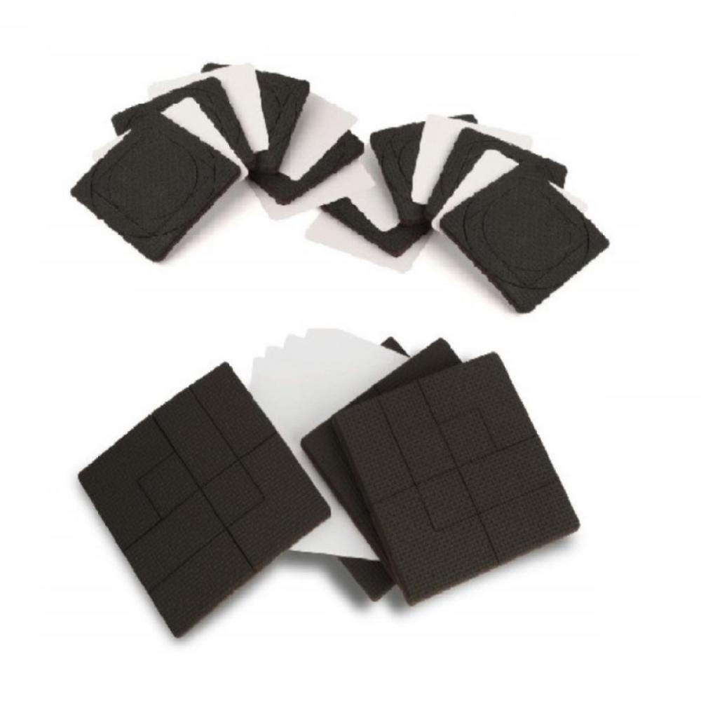 Gorillapads Assorted 2.5 in. and 4 in. Pucture Proof Furniture Gripper Pads (14-Pack)