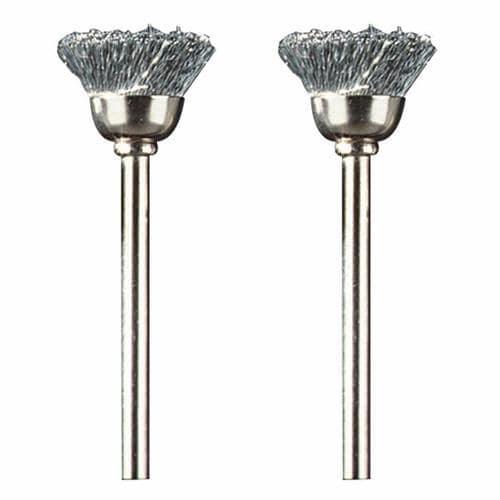 Dremel 2-Piece Steel 1/2-in Cleaning/Polishing Brush Bit Accessory