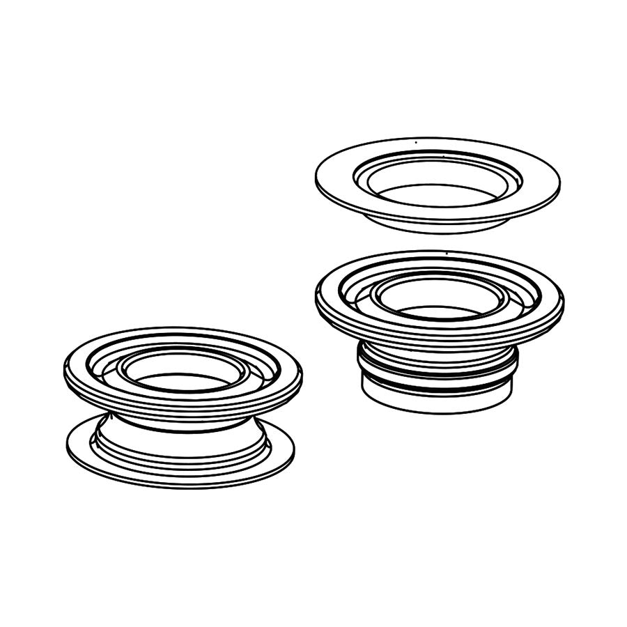 Zipp Front End Caps for ZM2 SL, 15x110 Boost