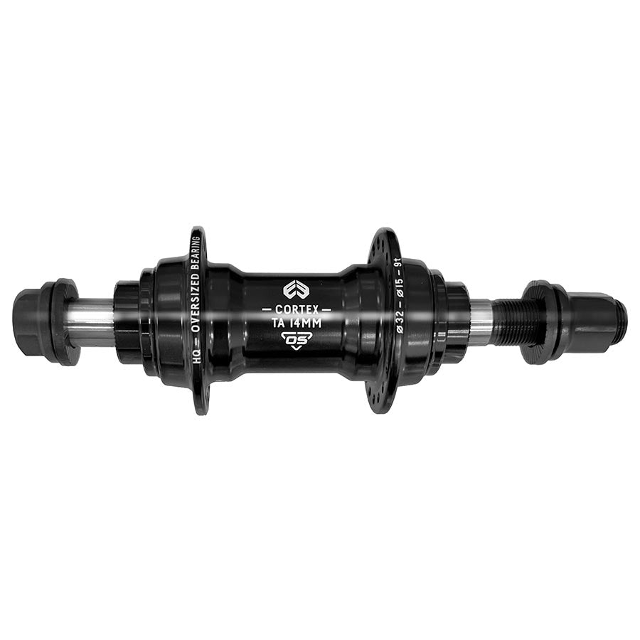 Eclat Cortex TA Hub Front 36H, 100mm, Black