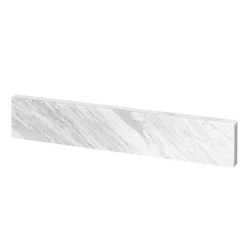 3.5-in H x 21-in L Ariston Natural Marble Bathroom Side Splash