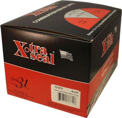 X-tra Seal Lead-Wire Patch / Plug Combo 1/4", 24 Pieces (13-673)
