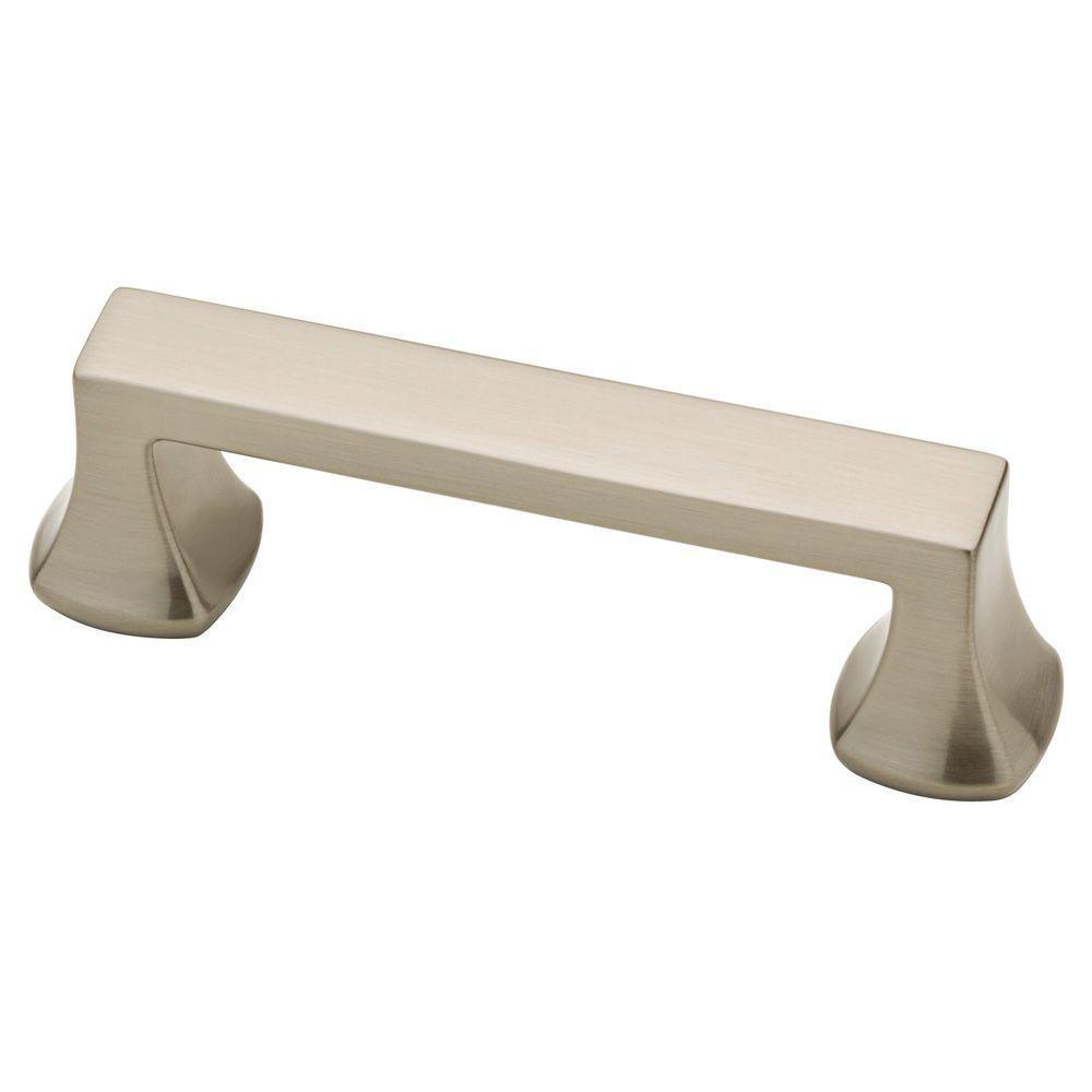 Mandara 3 in. (76 mm) Center-to-Center Brushed Nickel Drawer Pull