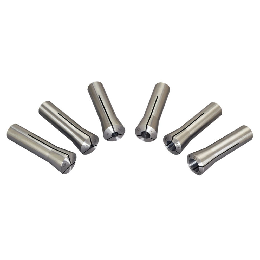 JET 650133 Premium 6 Piece R-8 Collet Set