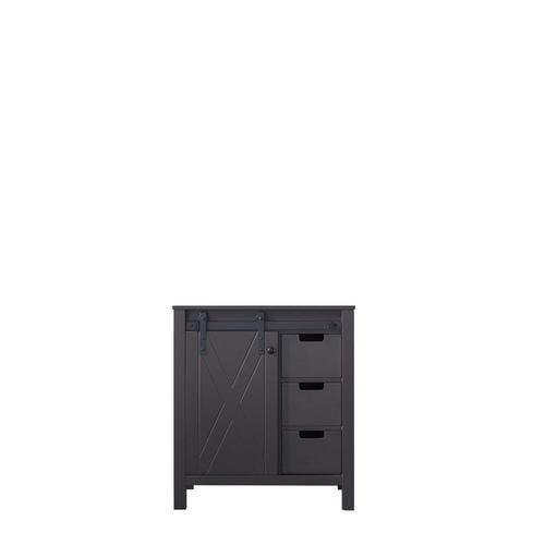 Lexora Marsyas 30-in Brown Bathroom Vanity Cabinet