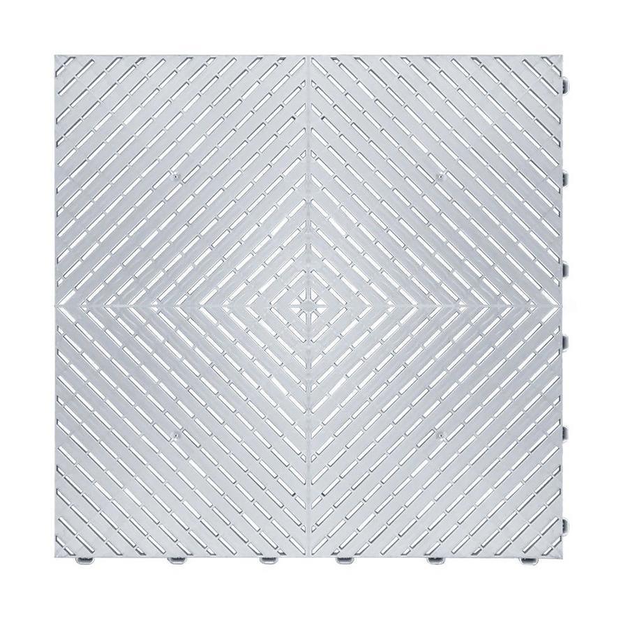 CRAFTSMAN 6-Piece Silver Garage Floor Tile