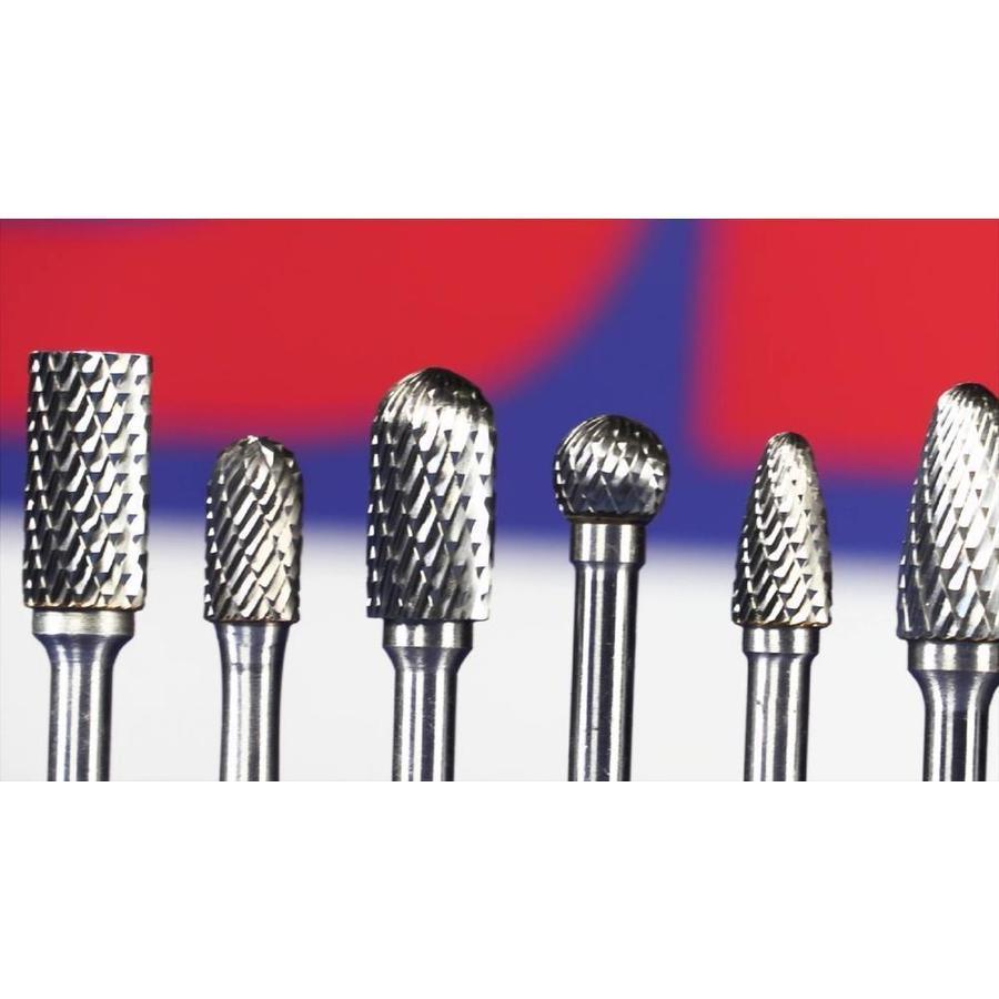 Drill America 28-Piece Tungsten Carbide Set Cutting Bit Accessory Kit