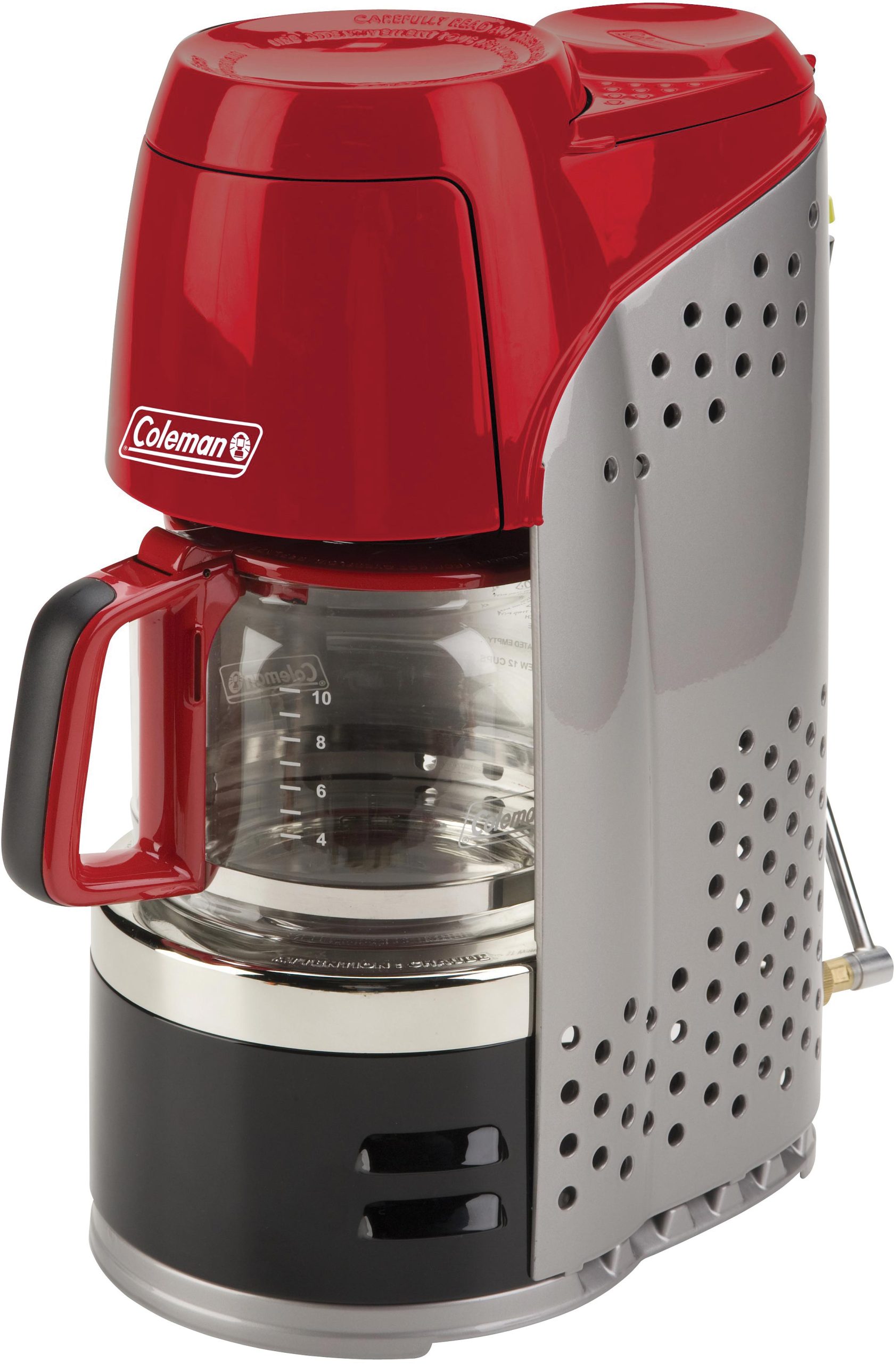 Coleman Quikpot™ Propane Coffeemaker - Red Glass Brewing Excellence