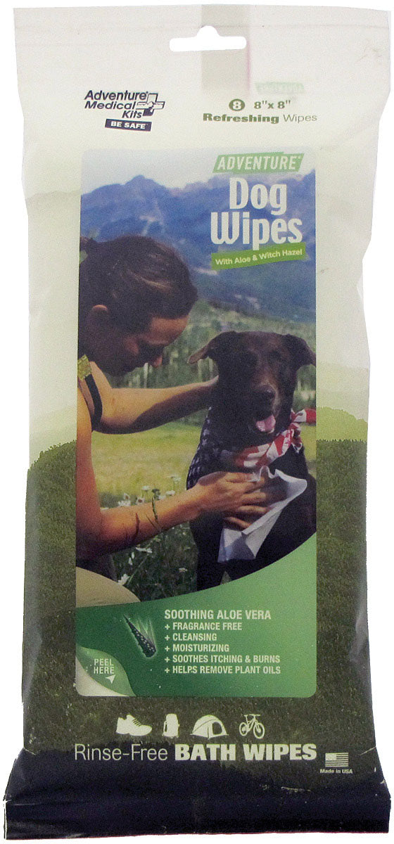 Adventure Medical Adventure Dog Series Pet Wipes - Convenient and Refreshing Dog Wipes for On-the-Go Adventures