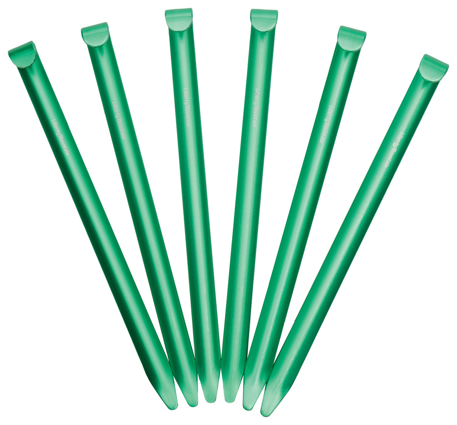 Liberty Mountain Phatty Ultralight Tent Pegs - Wide Design, 6 Pack for Stakes & Pegs