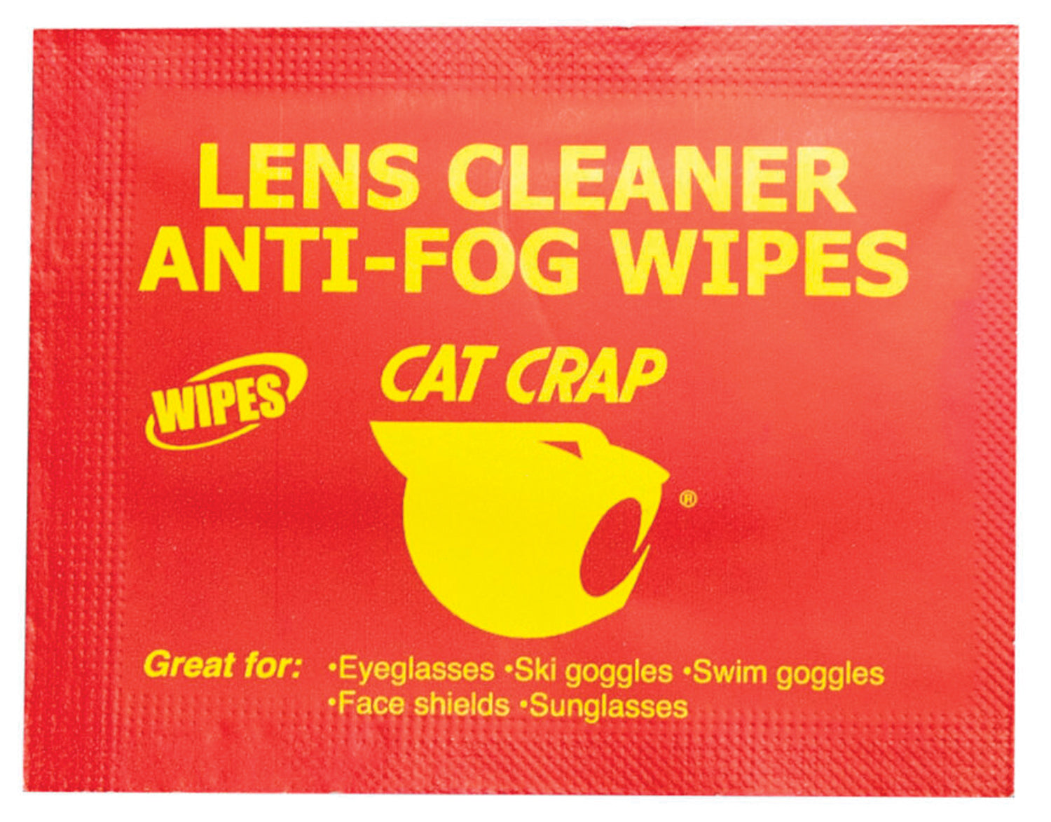 EK Cat Crap Anti-Fog Wipes 25ct - Keep Your Vision Clear!
