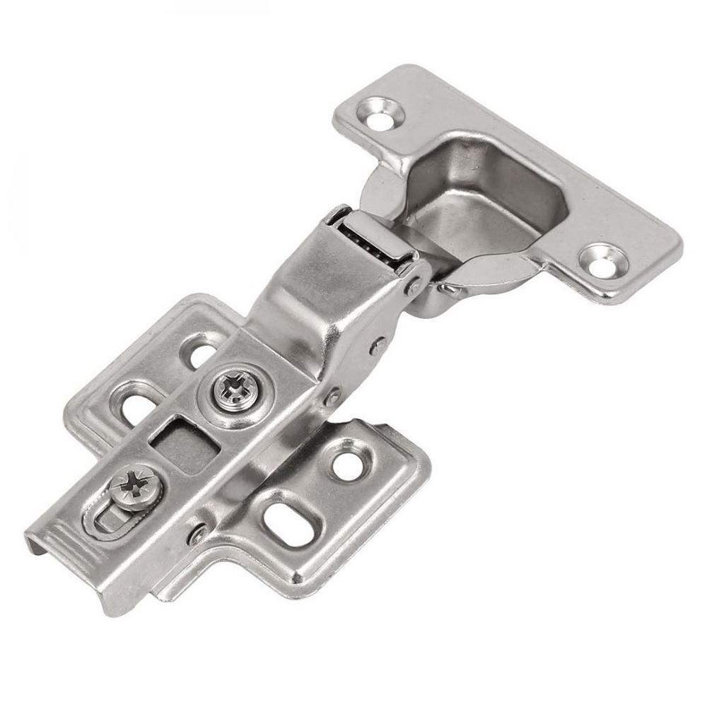 Concealed (35 mm) 110-Degree Clip-On Frameless Half Overlay Cabinet Hinge (30-Pair)