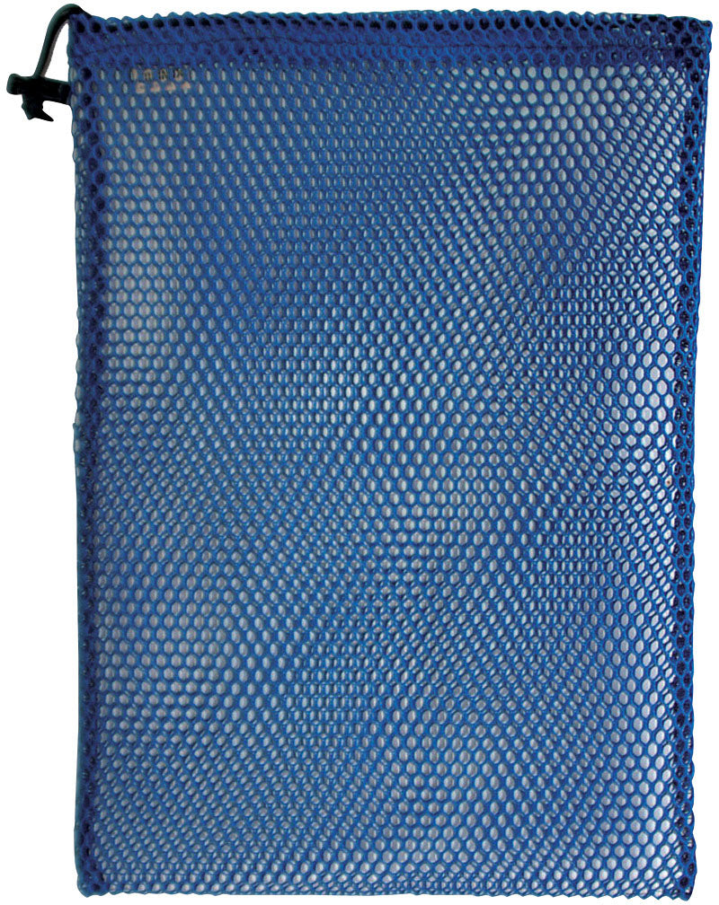Equinox Nylon Mesh Stuff Bags - Set of 2, 11" x 16" Blue Sacks for Organizing and Storage