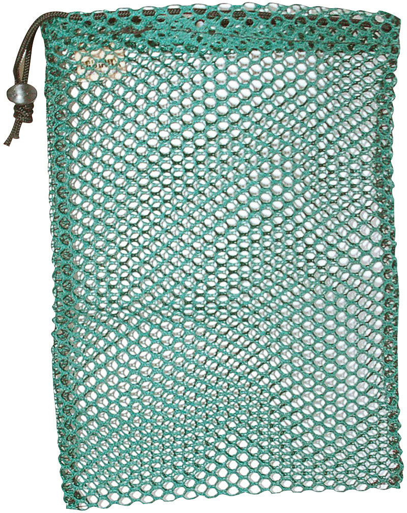 Equinox Nylon Mesh Stuff Bags - Set of 2 Green Sacks, 15" x 22"