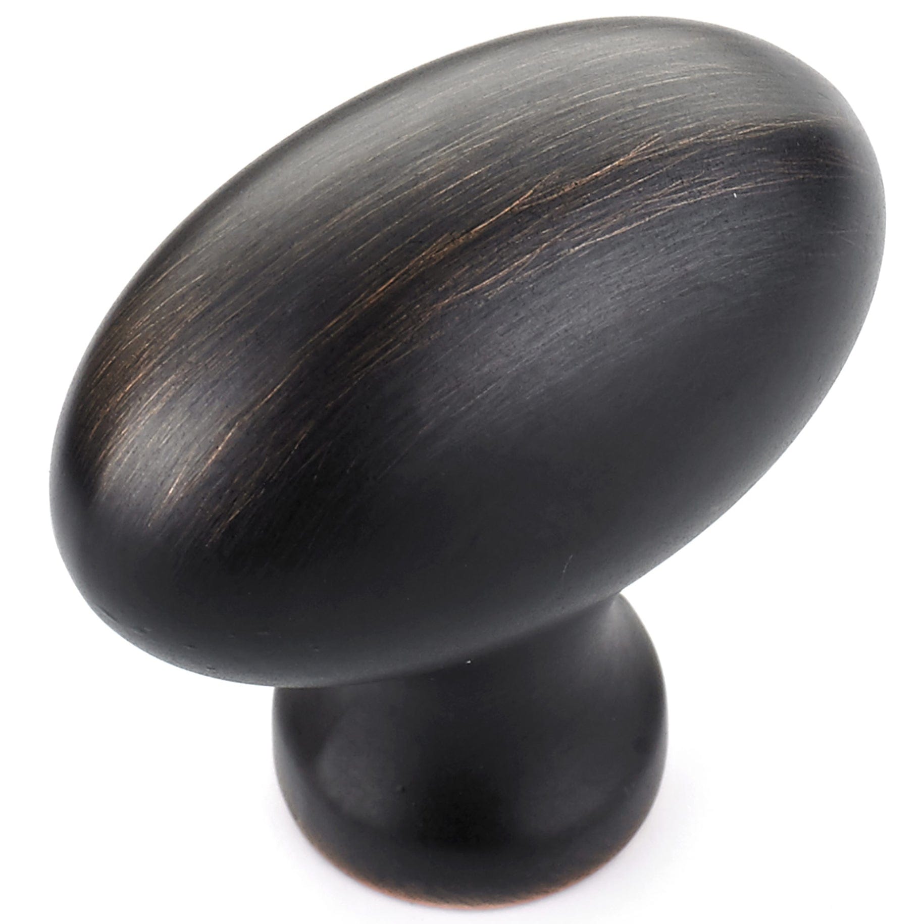 Traditional Knob, 1-9/16" x 7/8", Brushed Oil-Rubbed Bronze