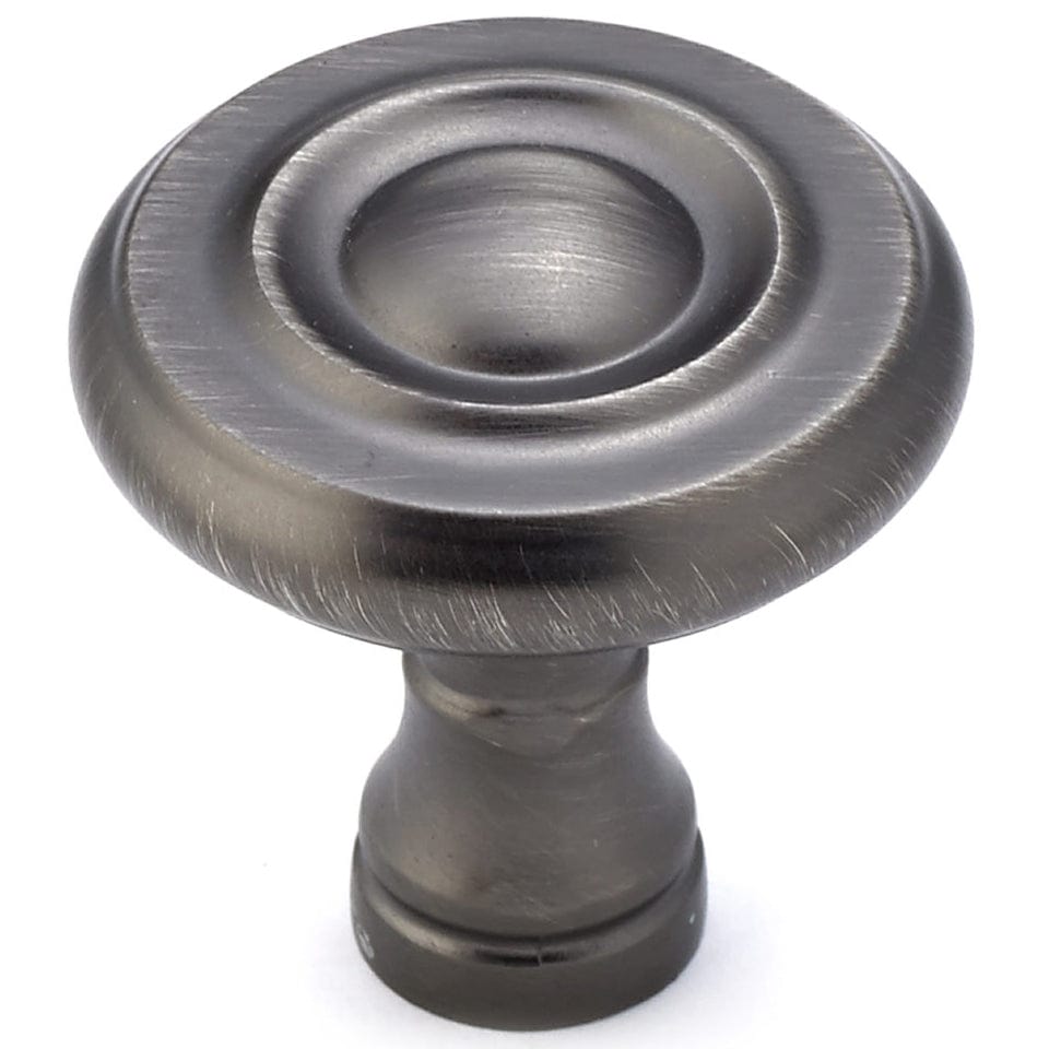 Traditional Knob, 1-1/4" D, Antique Nickel