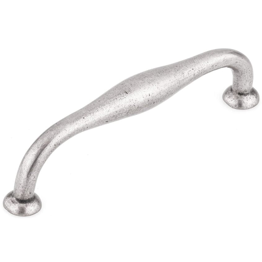 Traditional Pull, 5-1/16" Center-to-Center, Newcastle Antique Polished Nickel