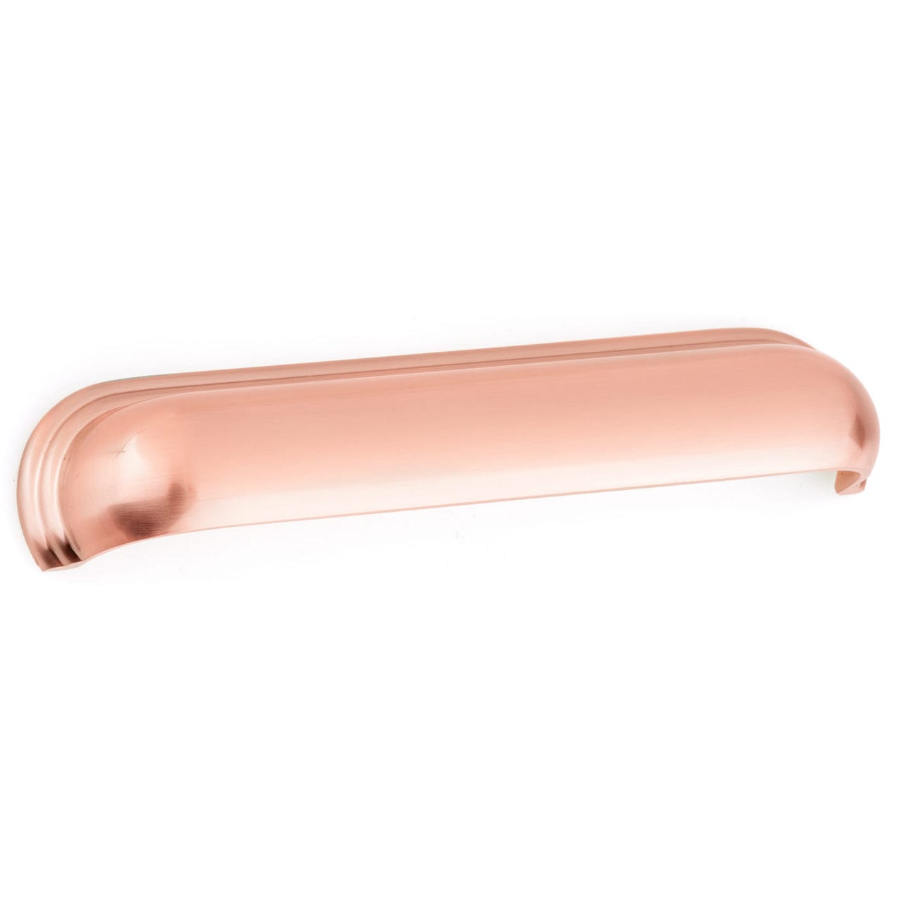 Oblong Cup Transitional Pull - 5-1/32" Center-to-Center - 6-3/16" OL - Rose Gold