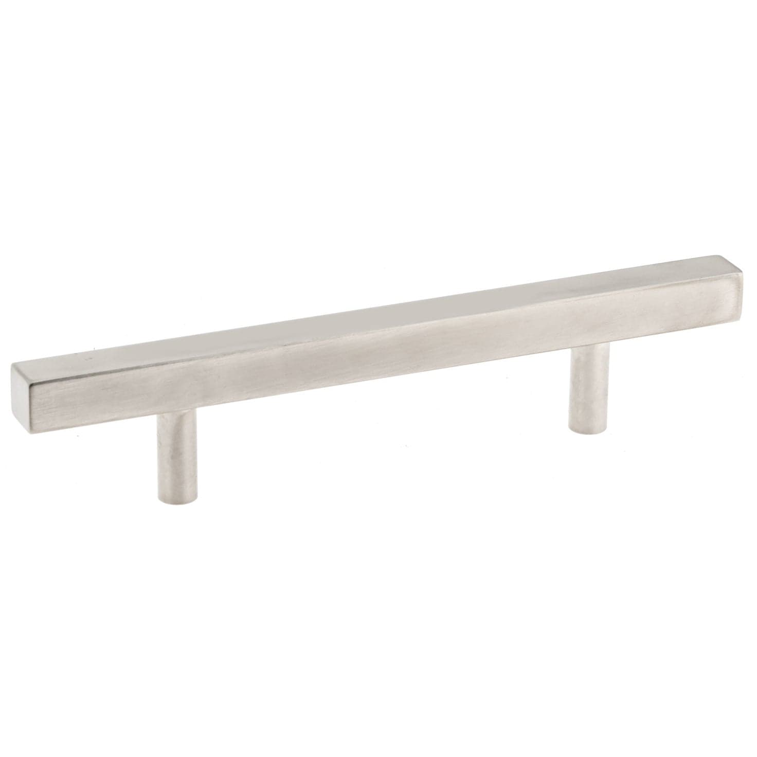 Contemporary Pull, 3-1/2" Center-to-Center, Brushed Nickel