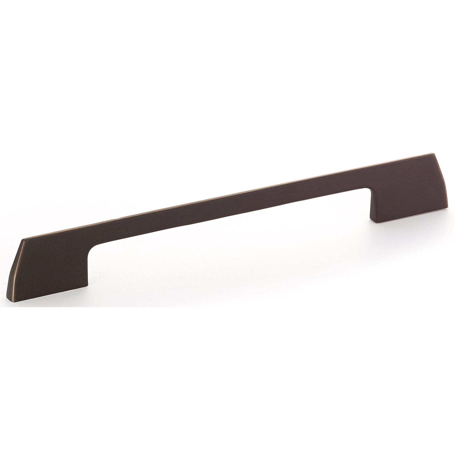 Contemporary Pull, 7-9/16" Center-to-Center, Brushed Oil-Rubbed Bronze