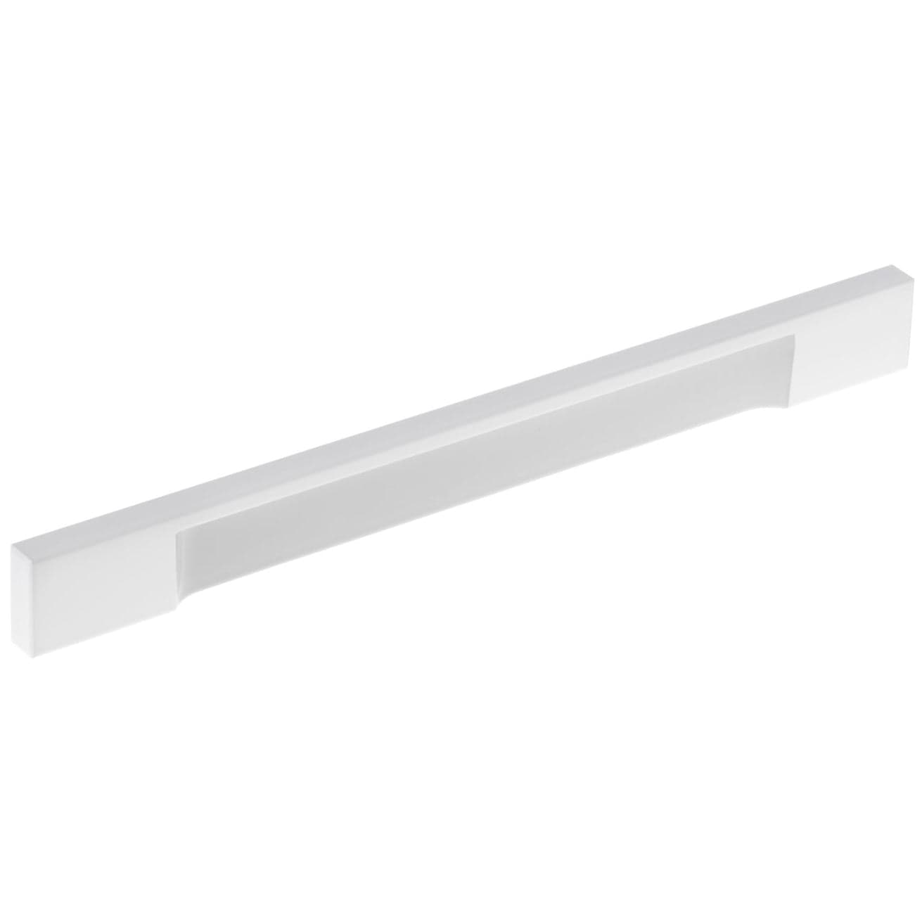 Contemporary Pull, 7-9/16" Center-to-Center, White