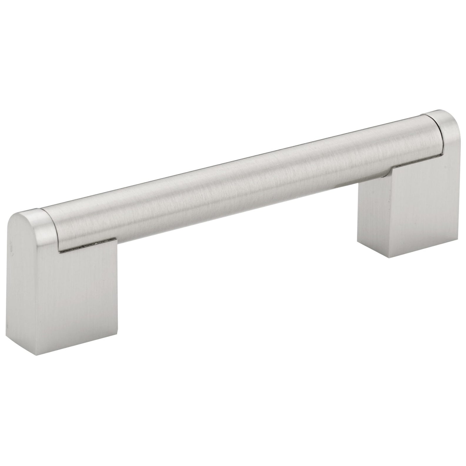 Contemporary Pull - 3-3/4" Center-to-Center - 9/16" W x 5-15/32" L - Brushed Nickel