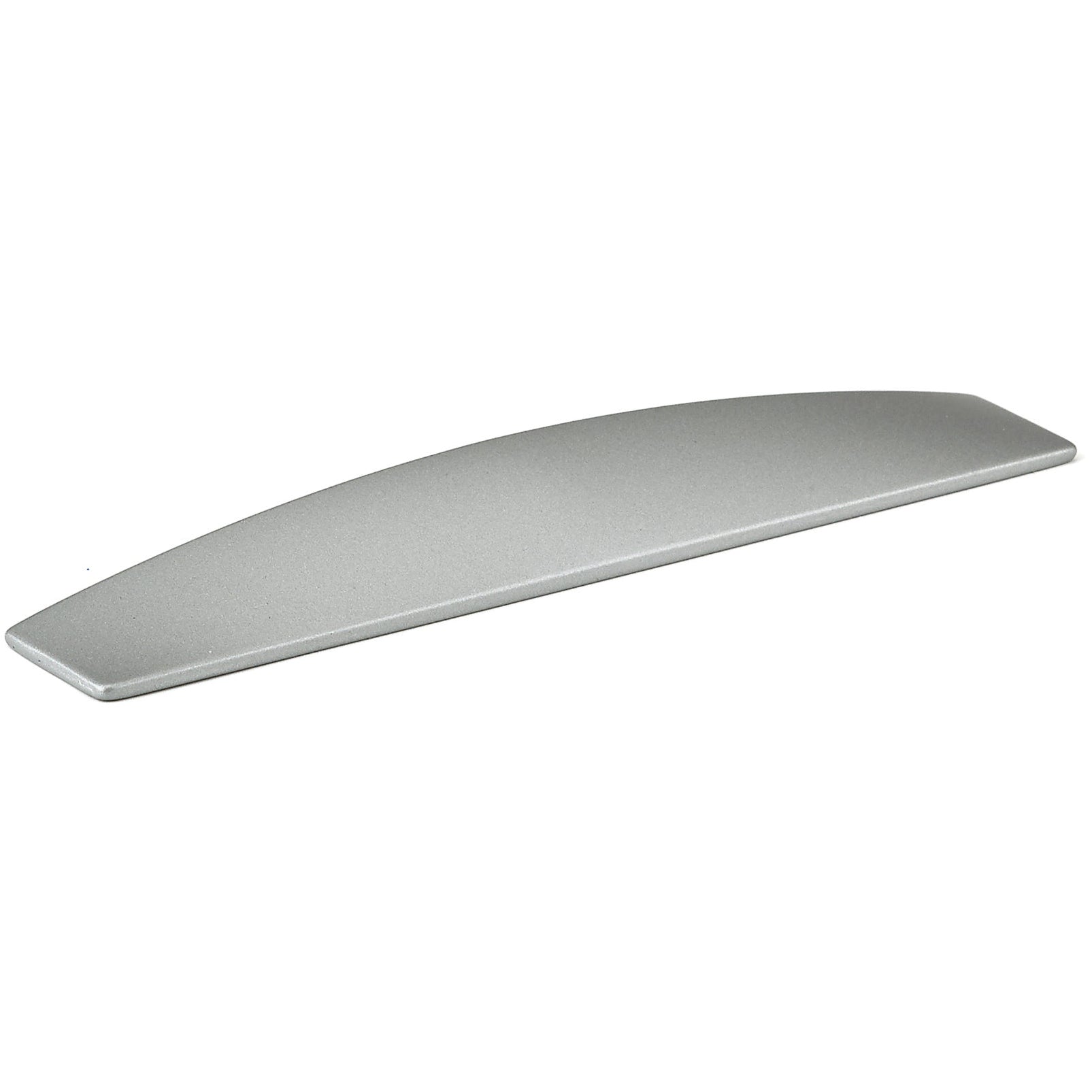 Contemporary Cup Pull, 3-3/4" Center-to-Center, Satin Chrome