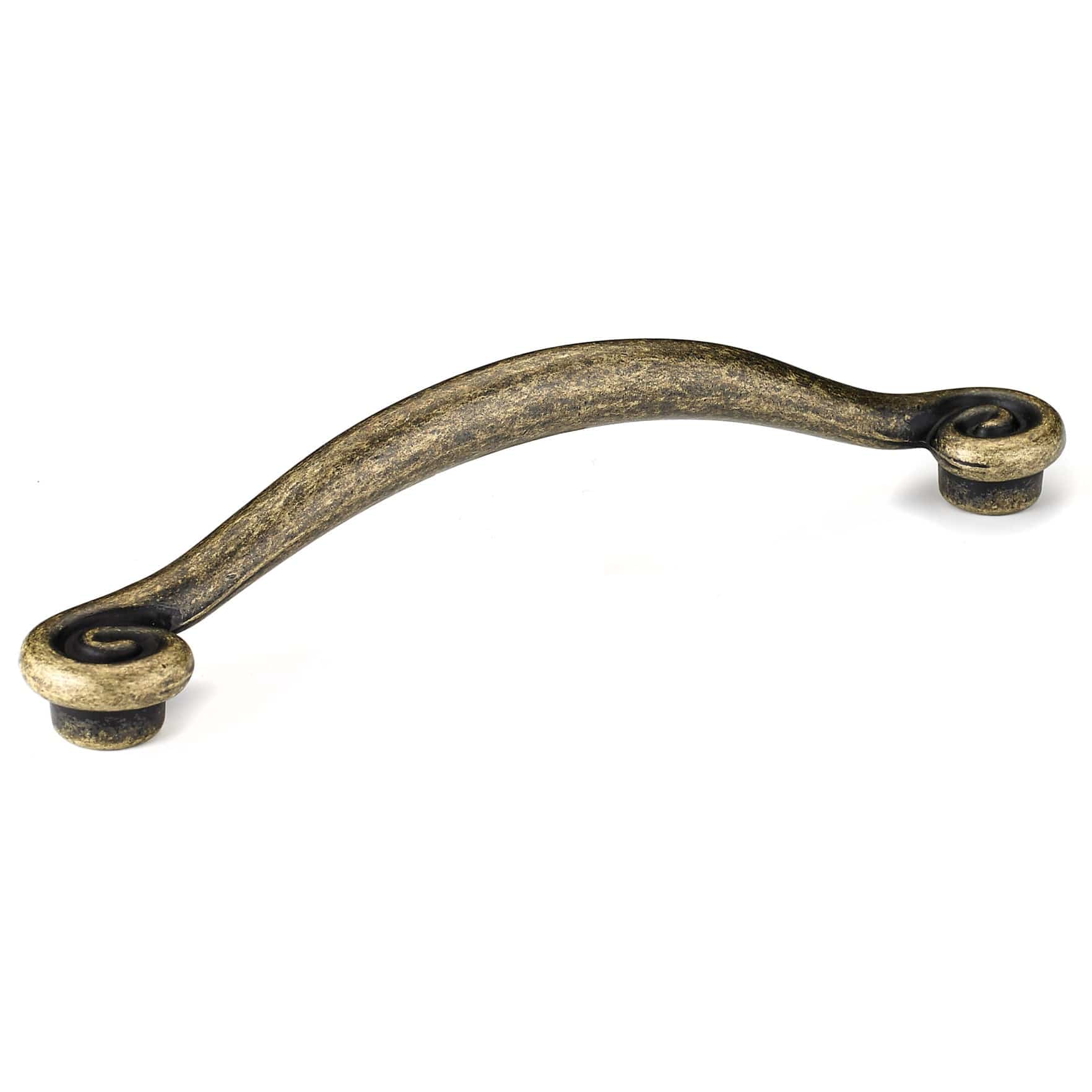 Traditional Pull, 5-1/16" Center-to-Center, Burnished Brass