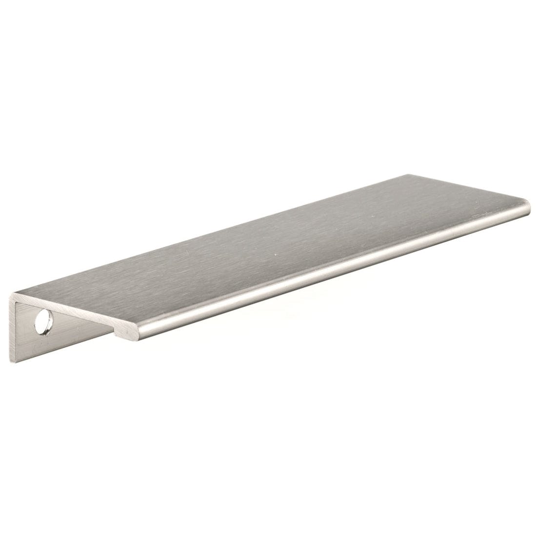 Contemporary Edge Pull, 5-1/16" Center-to-Center, Stainless Steel