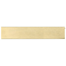 Contemporary Edge Pull, 7-9/16" Center-to-Center, Satin Gold - Image 2