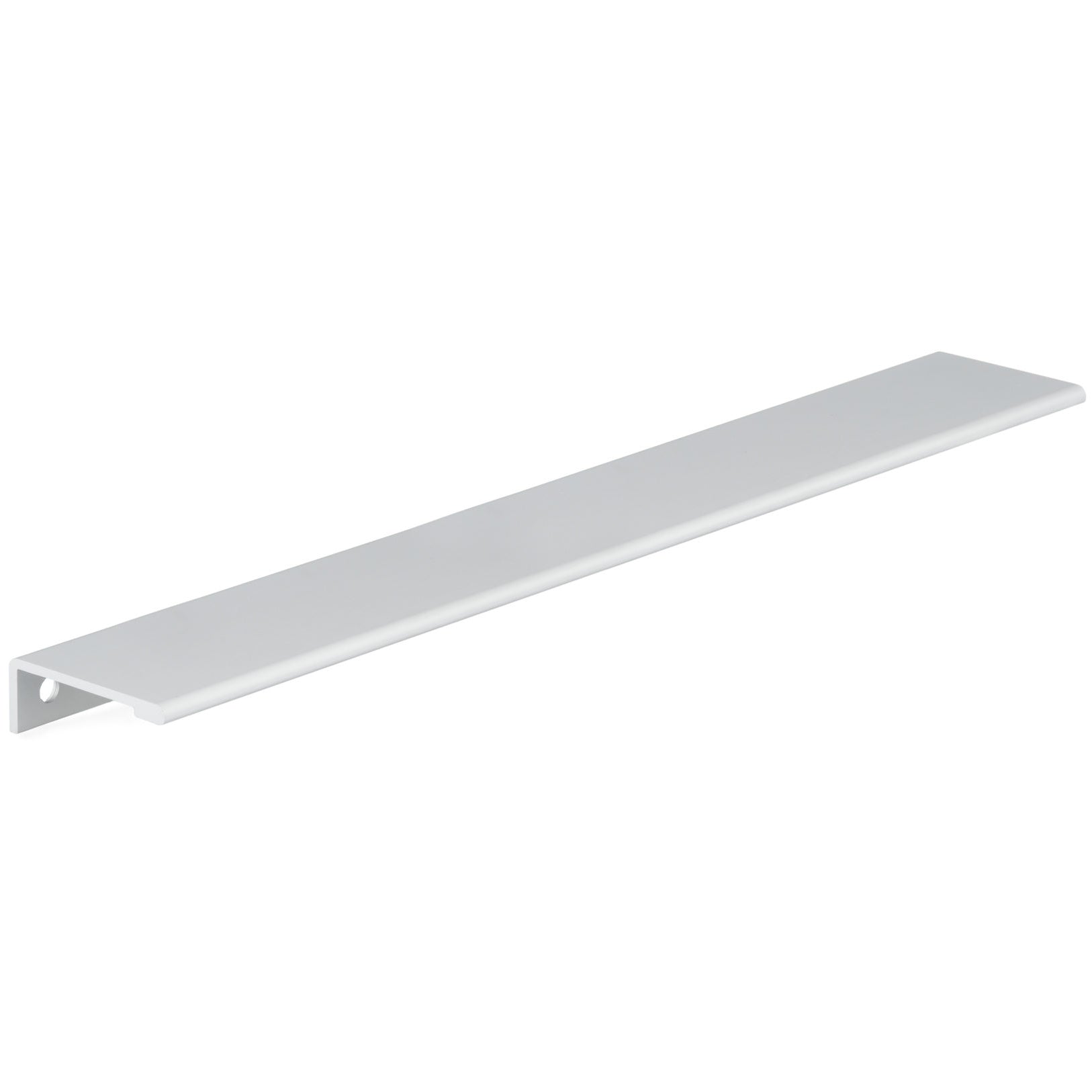 Contemporary Edge Pull, 16-3/8" Center-to-Center, Aluminum