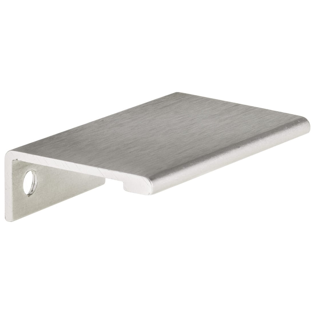 Contemporary Edge Pull, 1-31/32" Center-to-Center, Stainless Steel