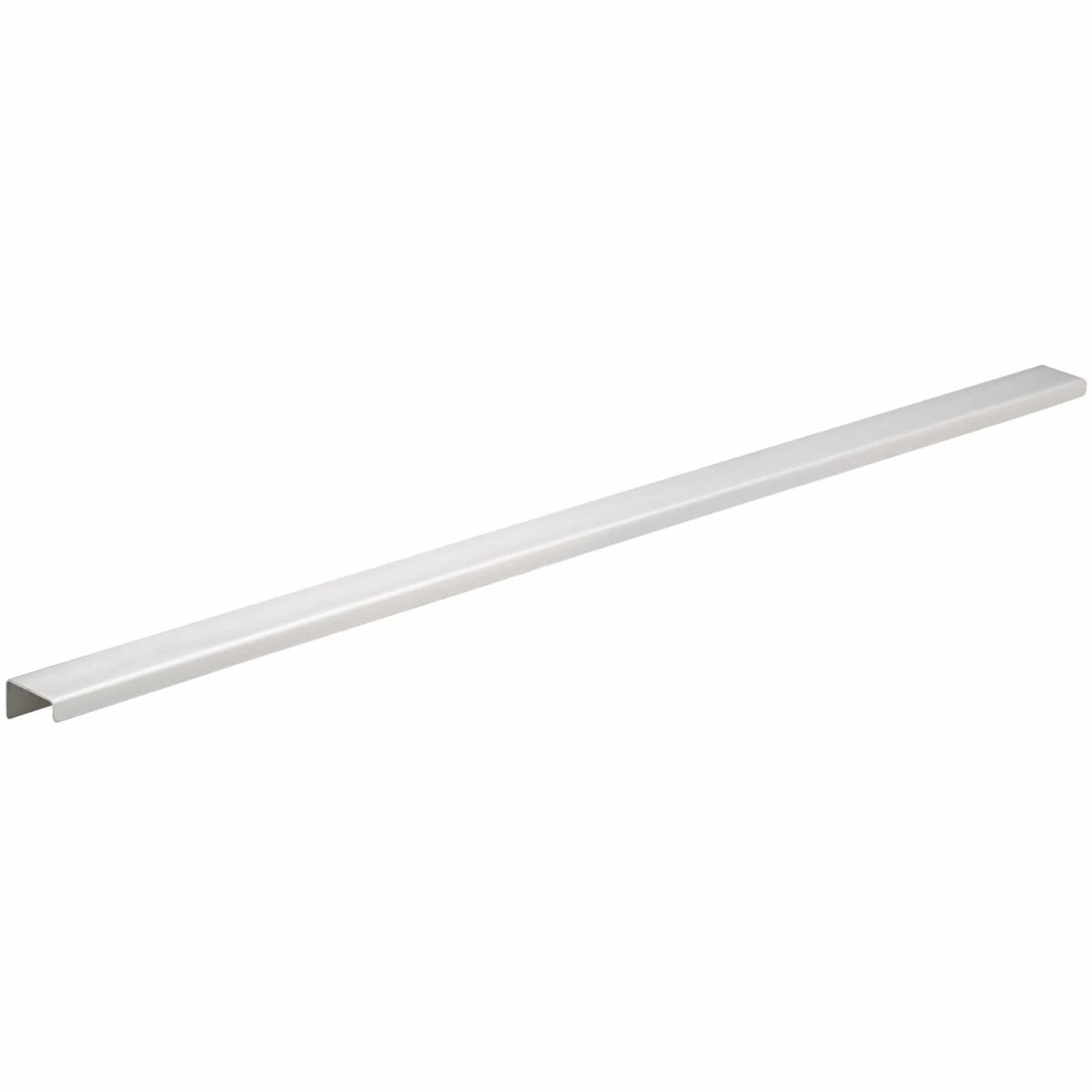 Contemporary Edge Pull - Aluminum - 29" Center-to-Center - Stainless Steel Finish
