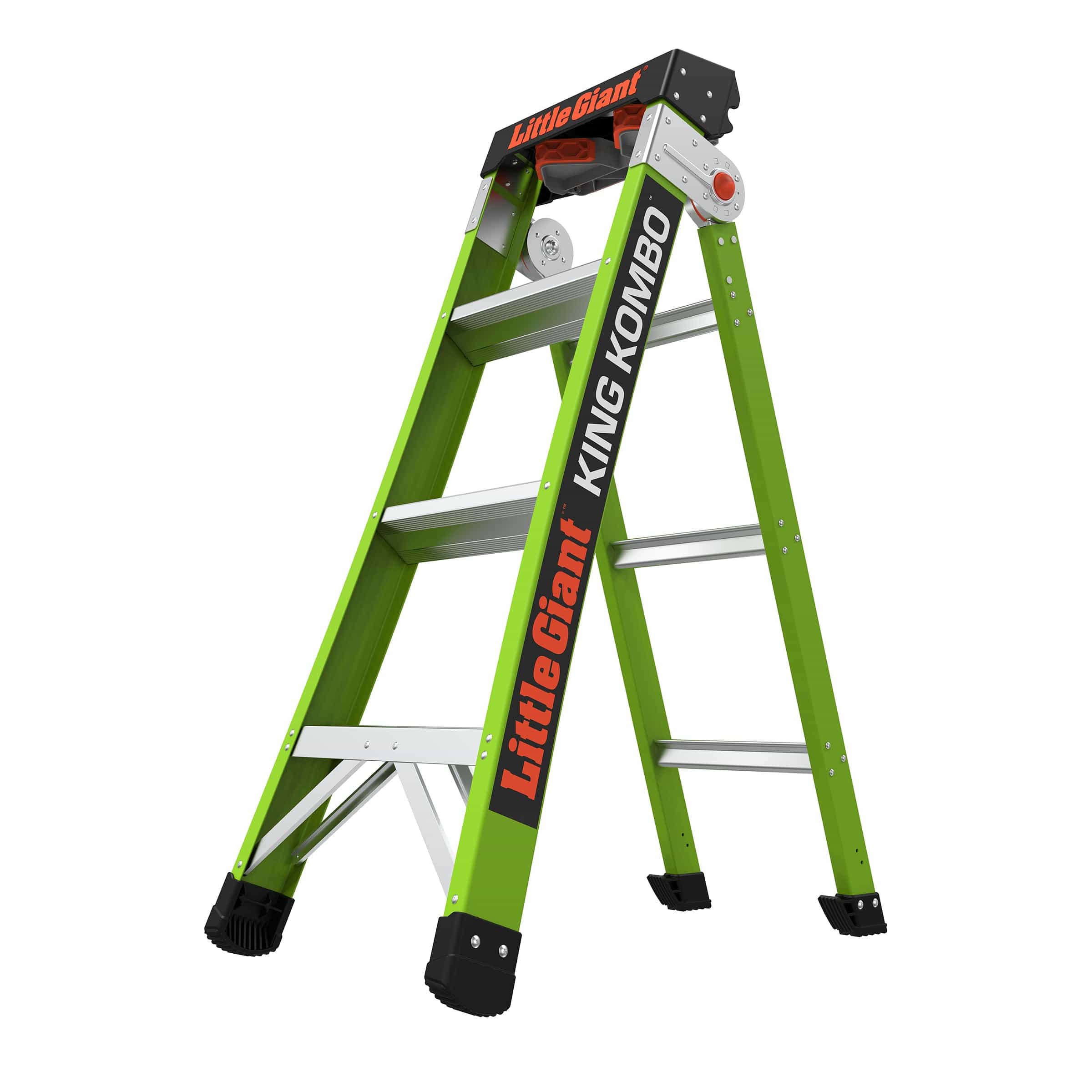 King Kombo Professional 4', 3-In-1 Combination Ladder