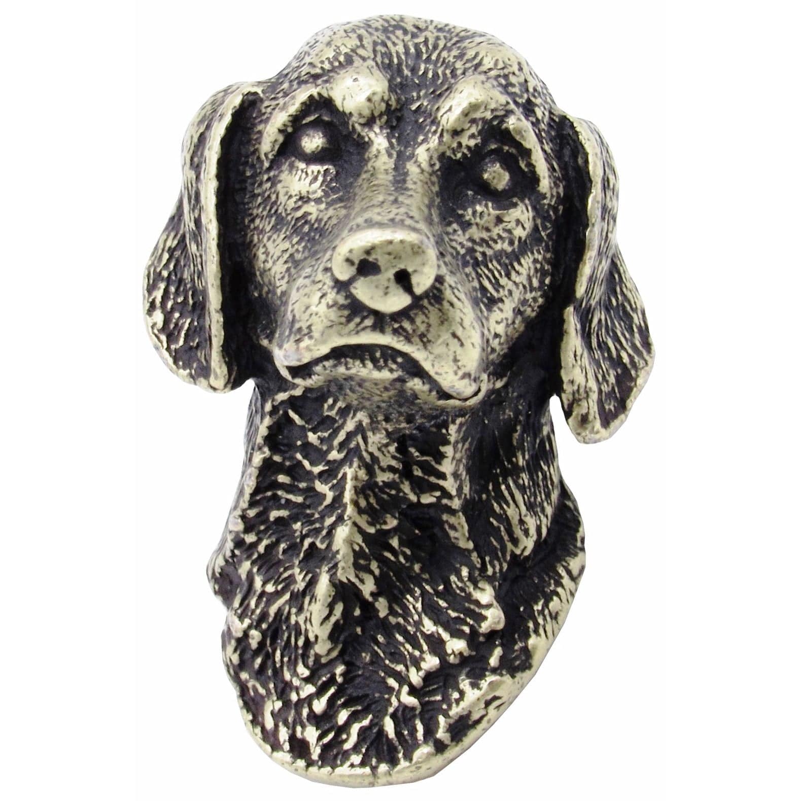 German Short Hair Knob Brass Oxide