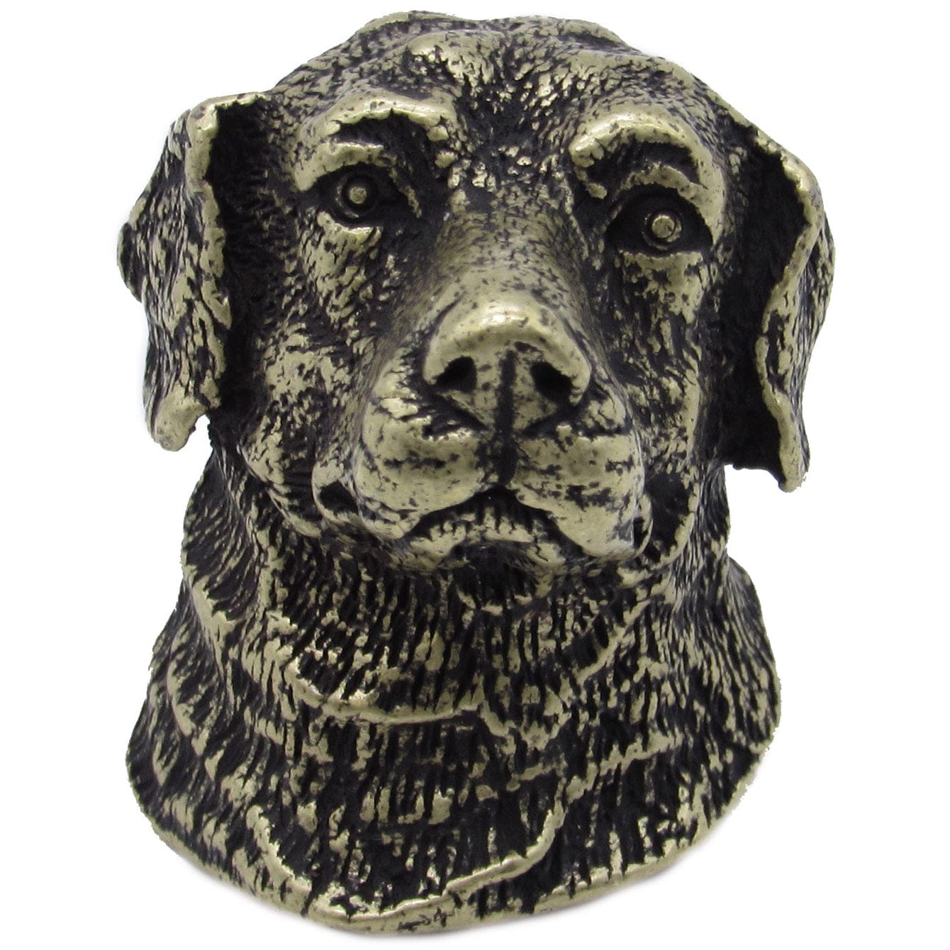 Labrador Retriever Knob Brass Oxide