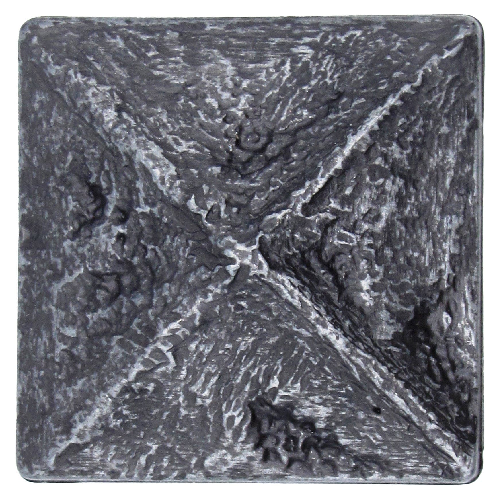 Rustic Pyramid Knob Pewter