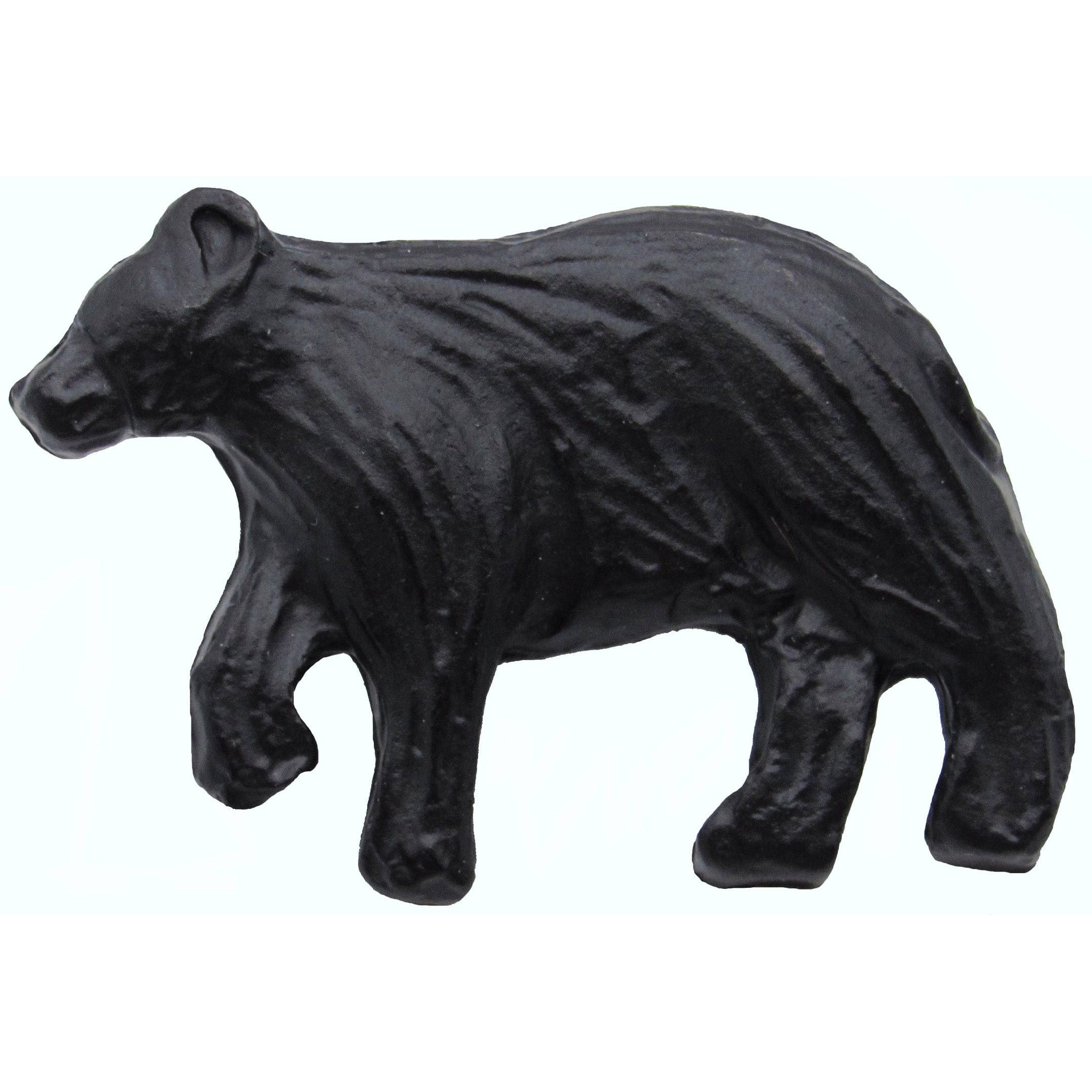 Bear Left Facing Knob Matte Black