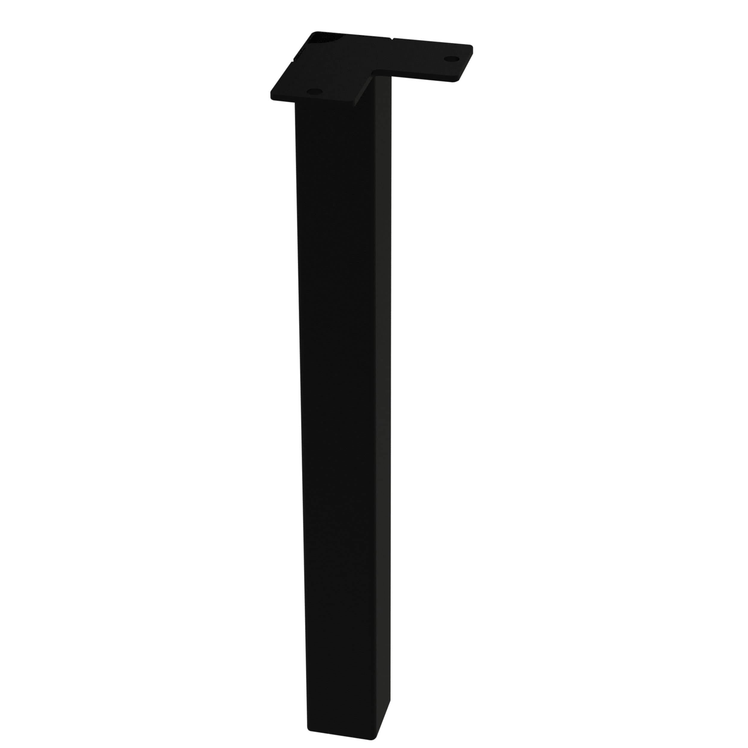 Pedestal Leg - 15" - Black - 4 Piece