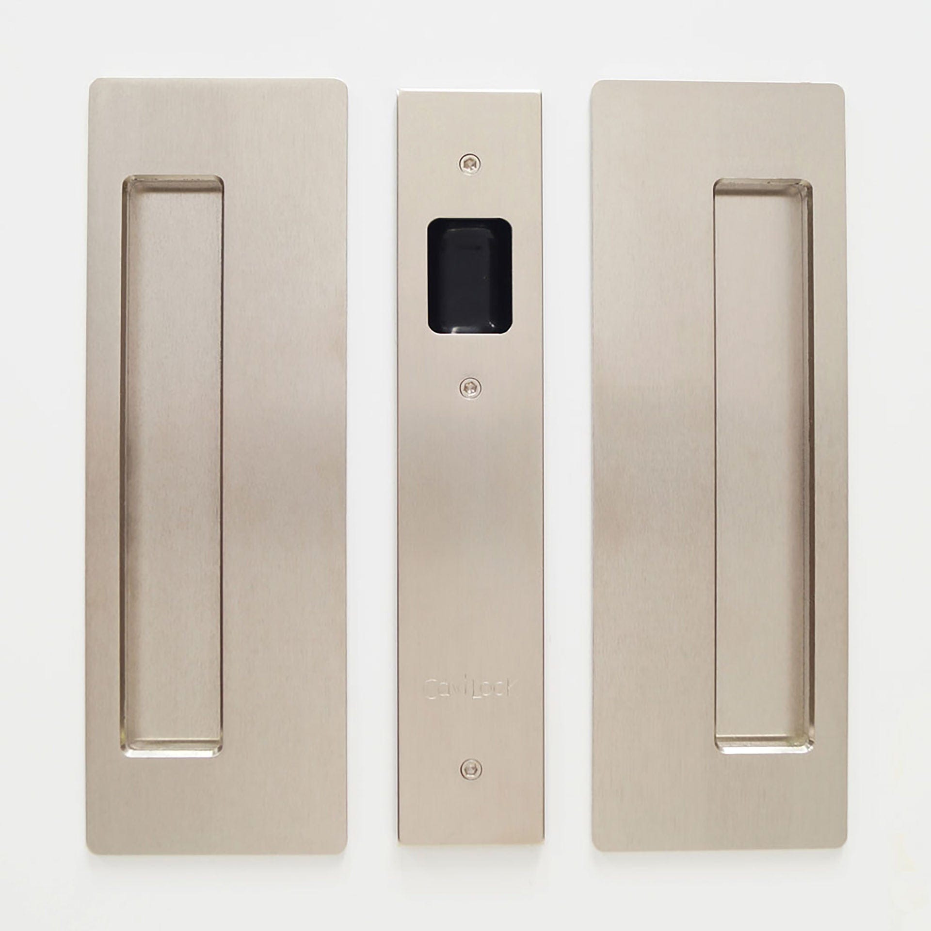 Cavity Sliders CL400 Pocket Door Handle for 1-3/8" Door Satin Nickel