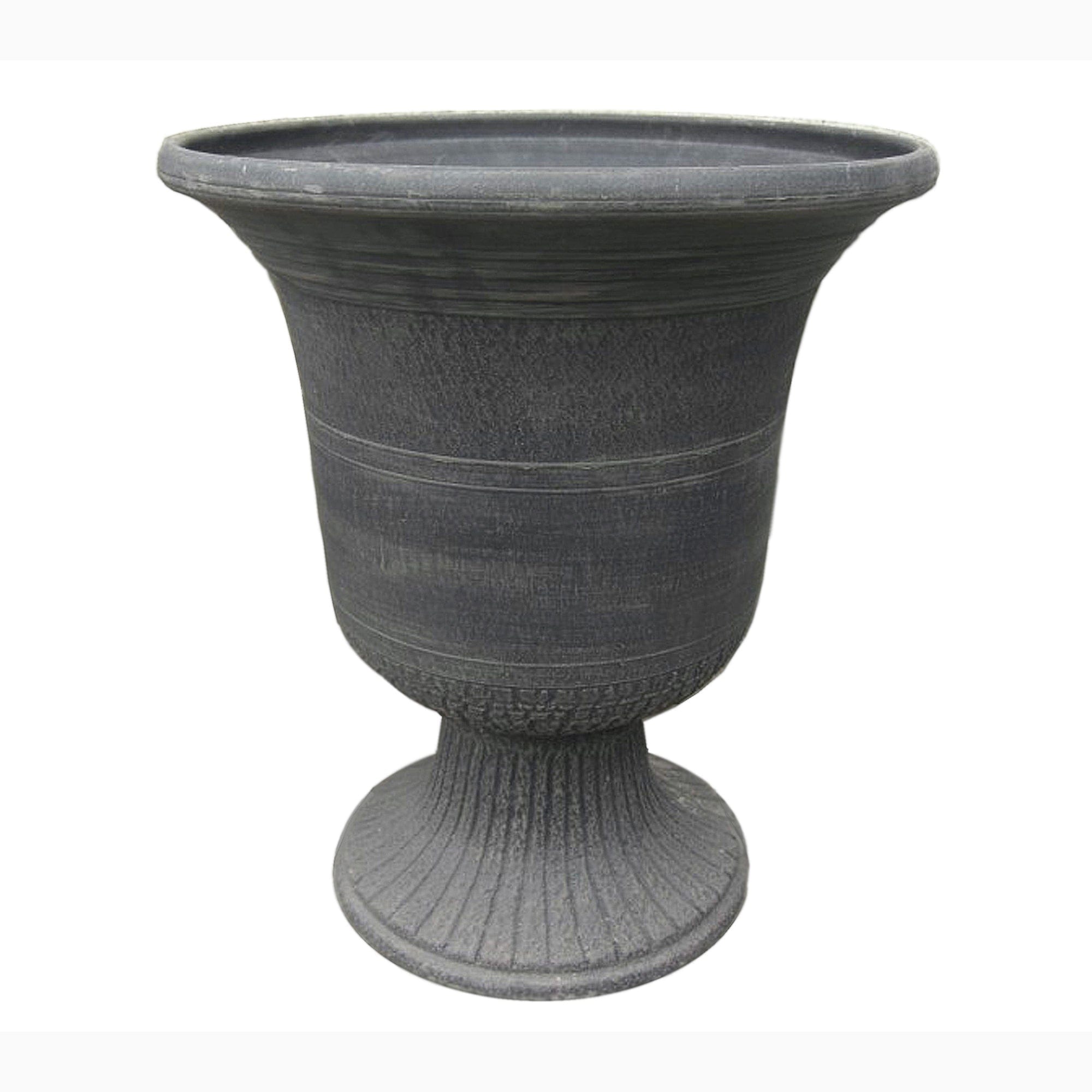 Modena Urn Planter Washed Dark Gray