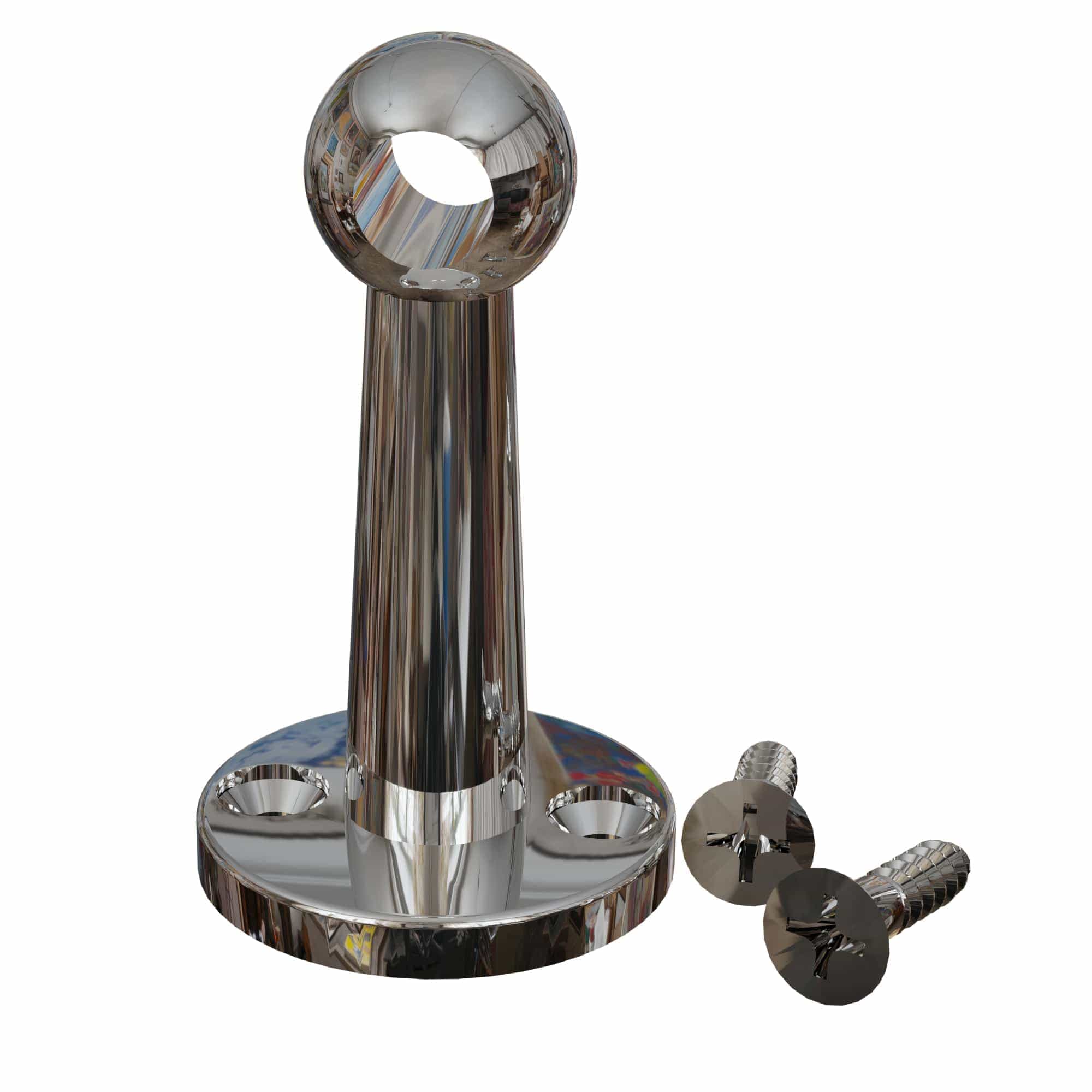 Gallery Rail Center, Chrome, Base .906 Head .512