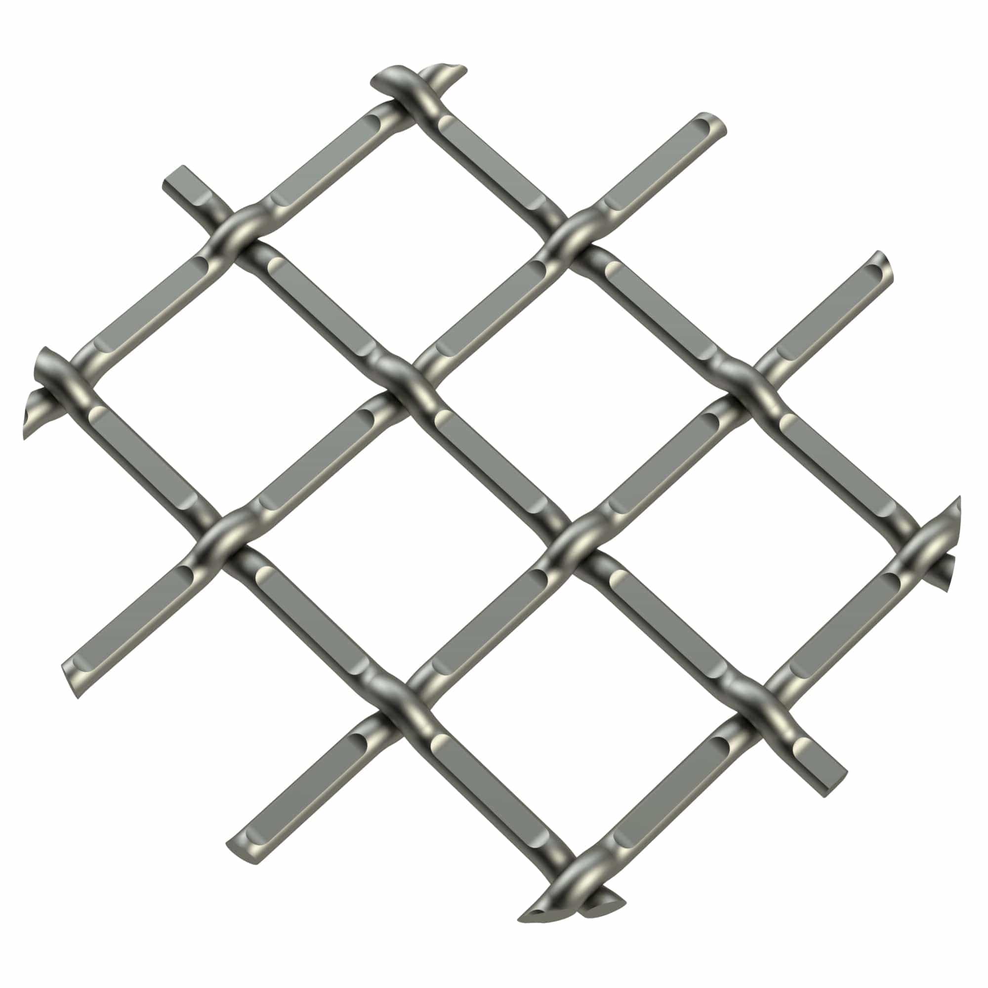 .5" Round Single Diamond Decorative Grille - Antique Pewter, 36" W x 48" L Sheet