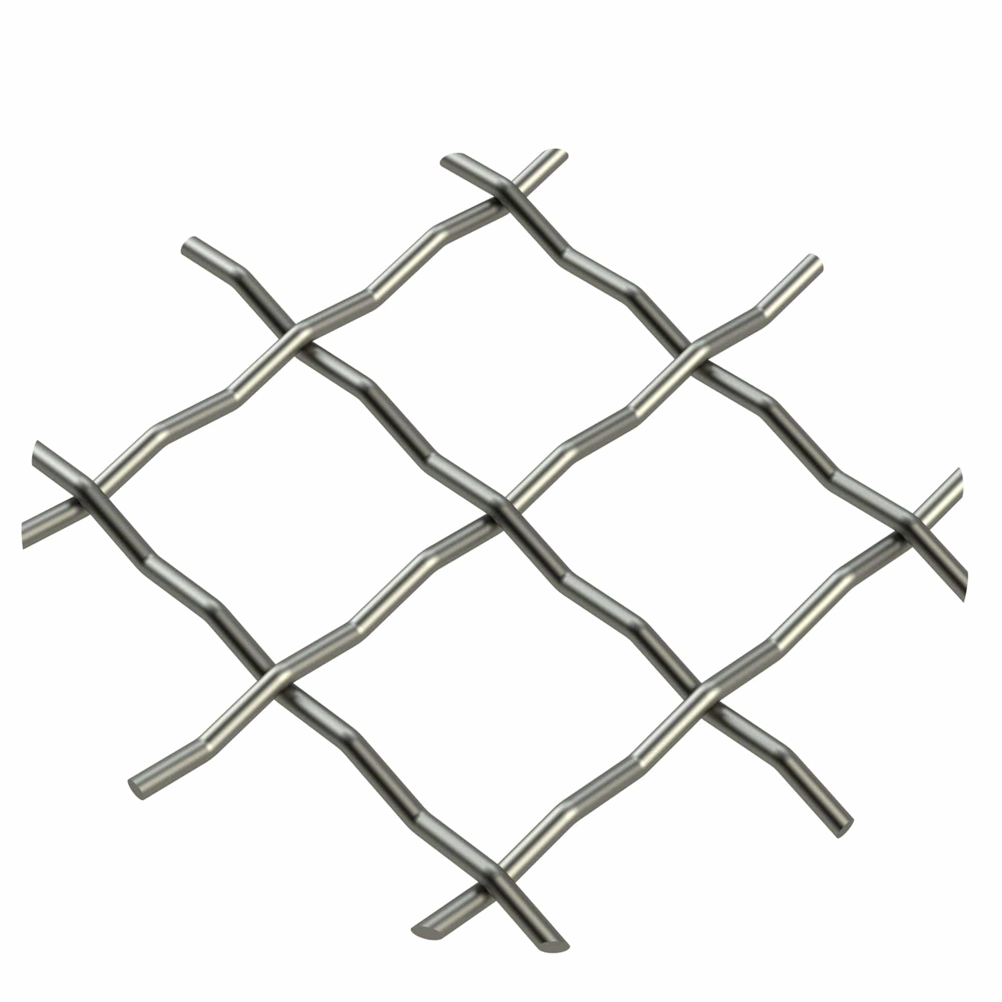 .75" Pressed Single Diamond Decorative Grille - Antique Pewter, 36" W x 48" L Sheet