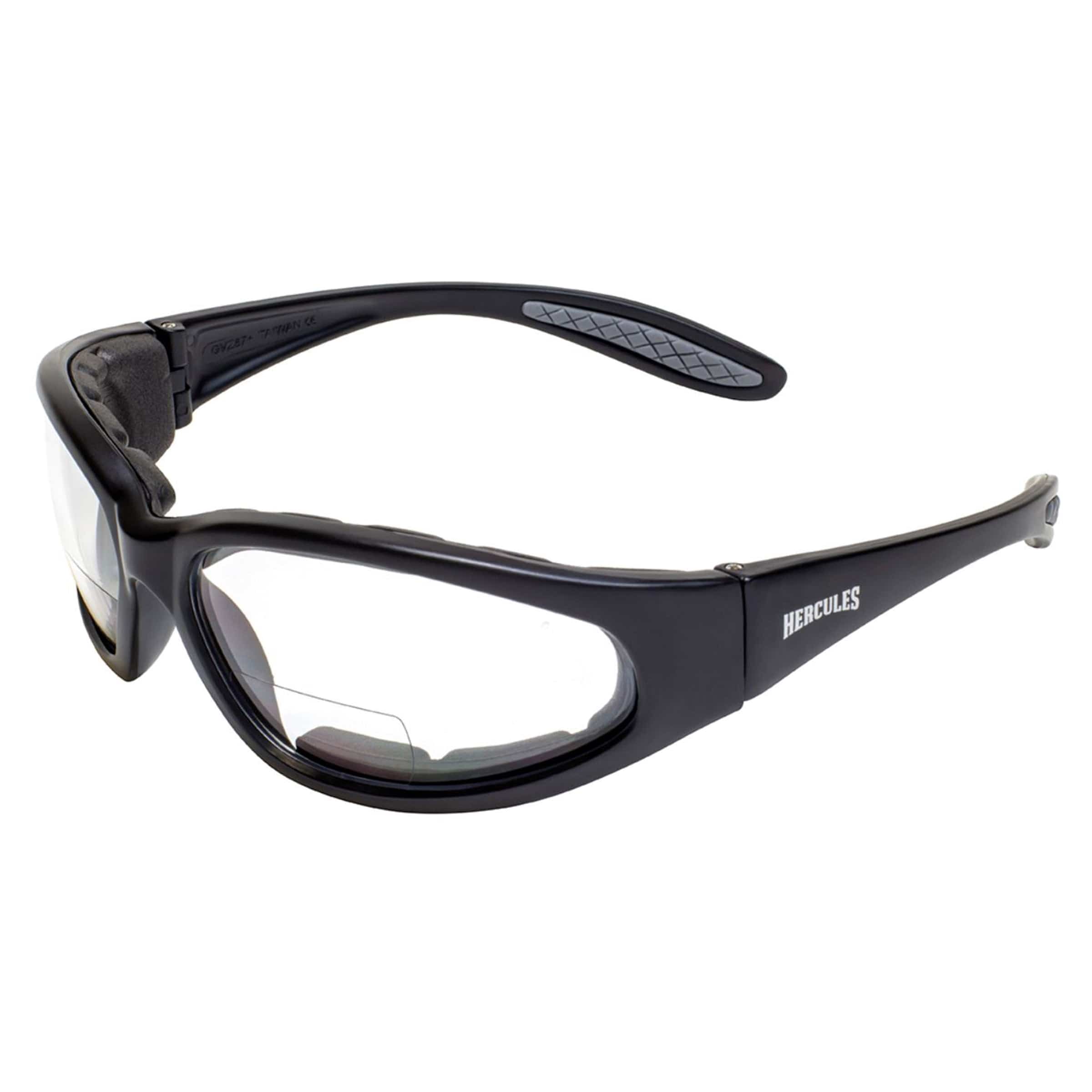Hercules +2.00 Clear Anti-Fog Bifocal Safety Lenses