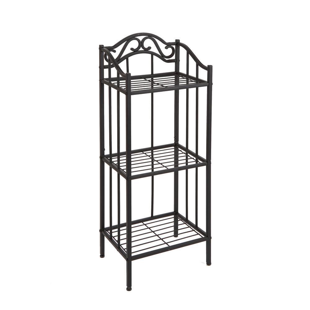 Collins 14.50 in. W Metal Bathroom Floor Shelf