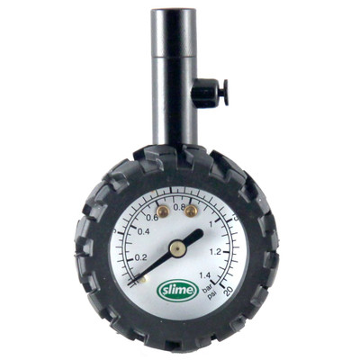 Slime Low Dial Gauge with Bleeder Valve 1-20 PSI (20185)